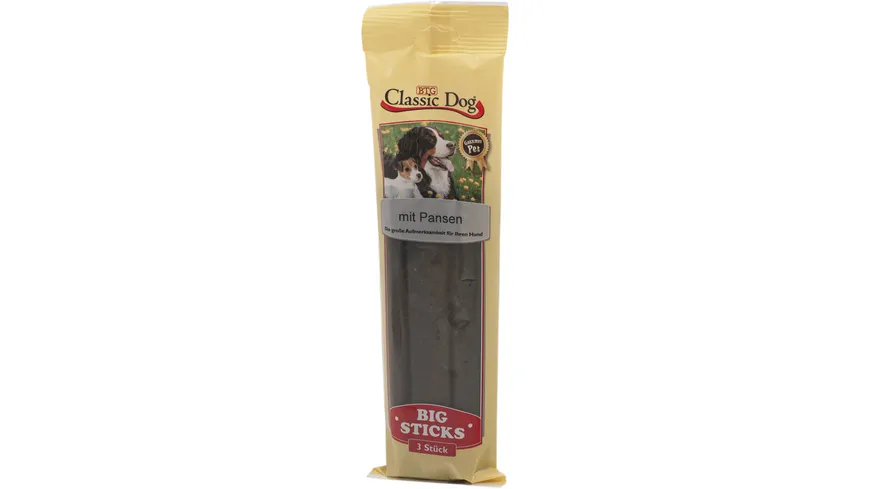 Classic Dog Hundesnack Big Sticks Pansen 3er Pack