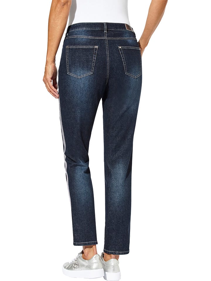 WITT WEIDEN Jeans - Slim Fit - in Dunkelblau günstig kaufen
