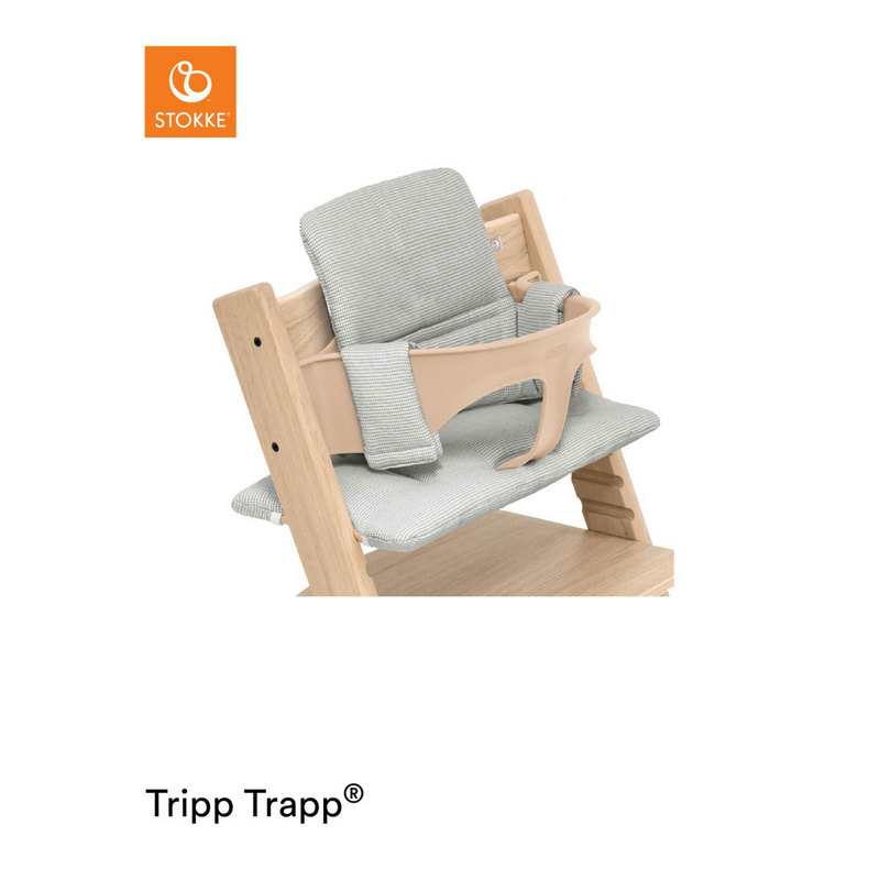 Coussin gris OCS pour chaise haute Tripp Trapp Stokke