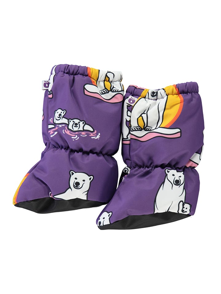 Småfolk Schnee-Krabbelschuhe in Lila günstig kaufen