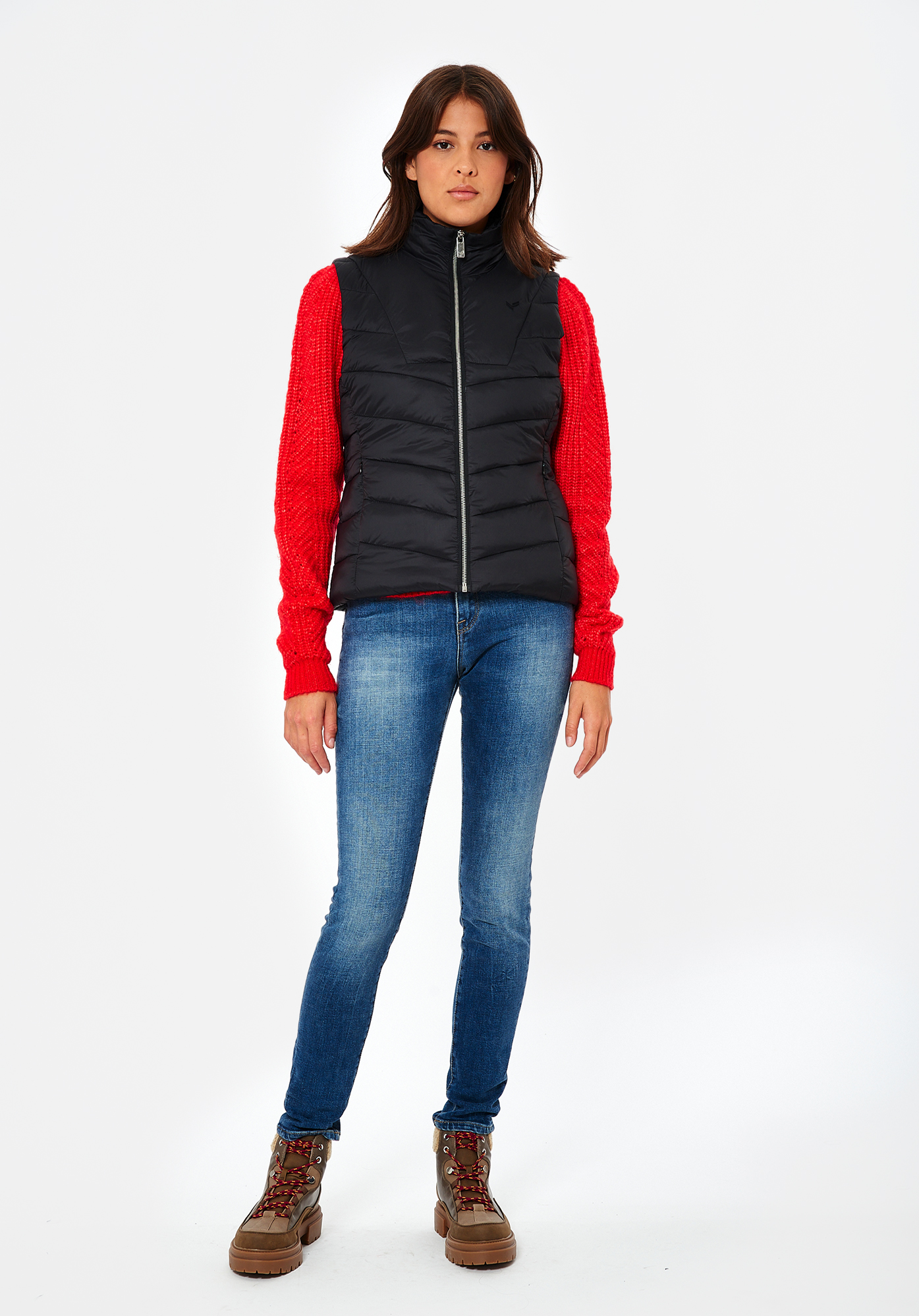 ARMA   Doudoune sans manches noires Femme