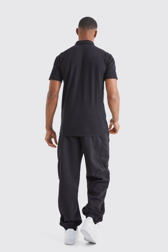 Oversize Jogginghose in Waffeloptik
