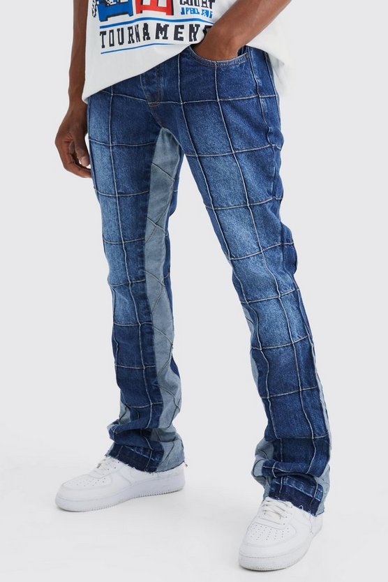 Slim-Fit Schlagjeans