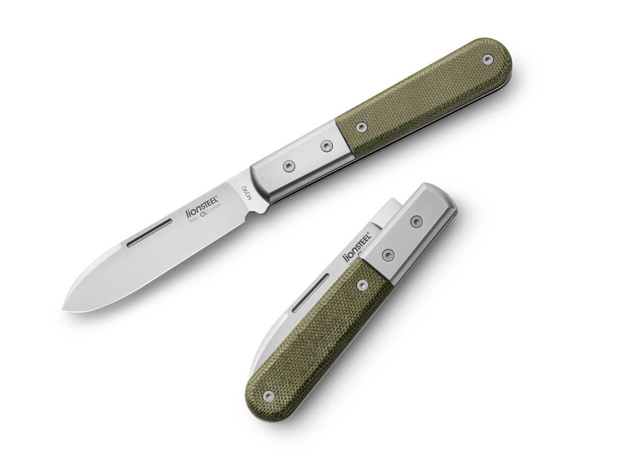 Roundhead Barlow Canvas Micarta Green