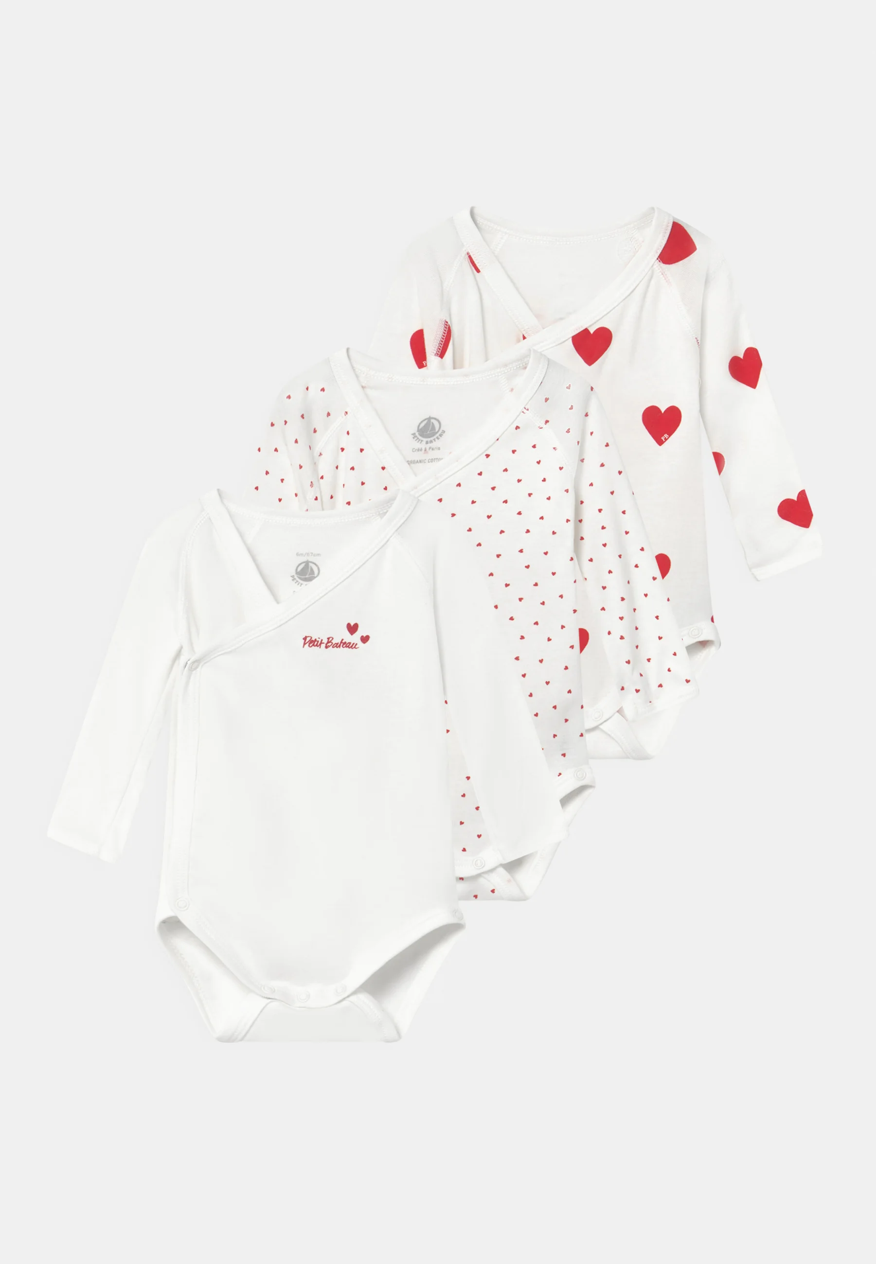 Petit Bateau NAISS 3 PACK - Body