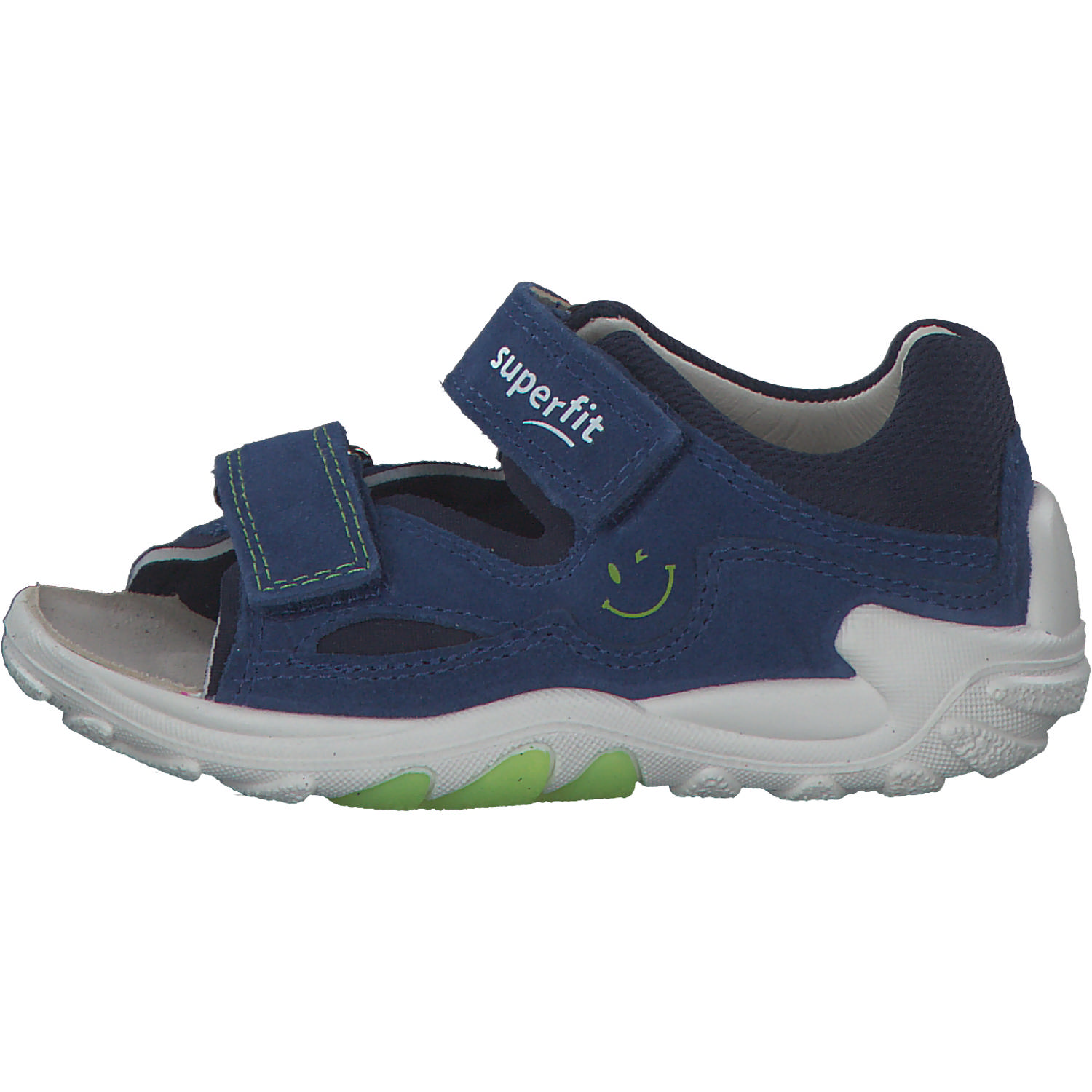 Superfit FLOW 00034, Sandalen (Kinder), Kinder, BLAU/HELLGRÜN