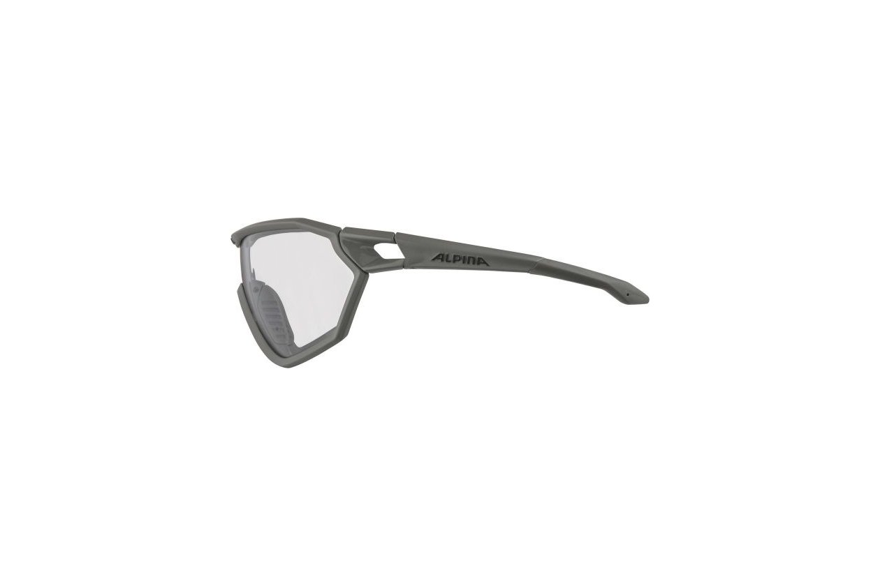 Alpina S-Way V moon-grey matt / black mirror lens