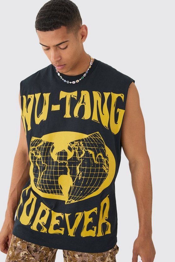 Oversize Tanktop mit Wu Tang Print