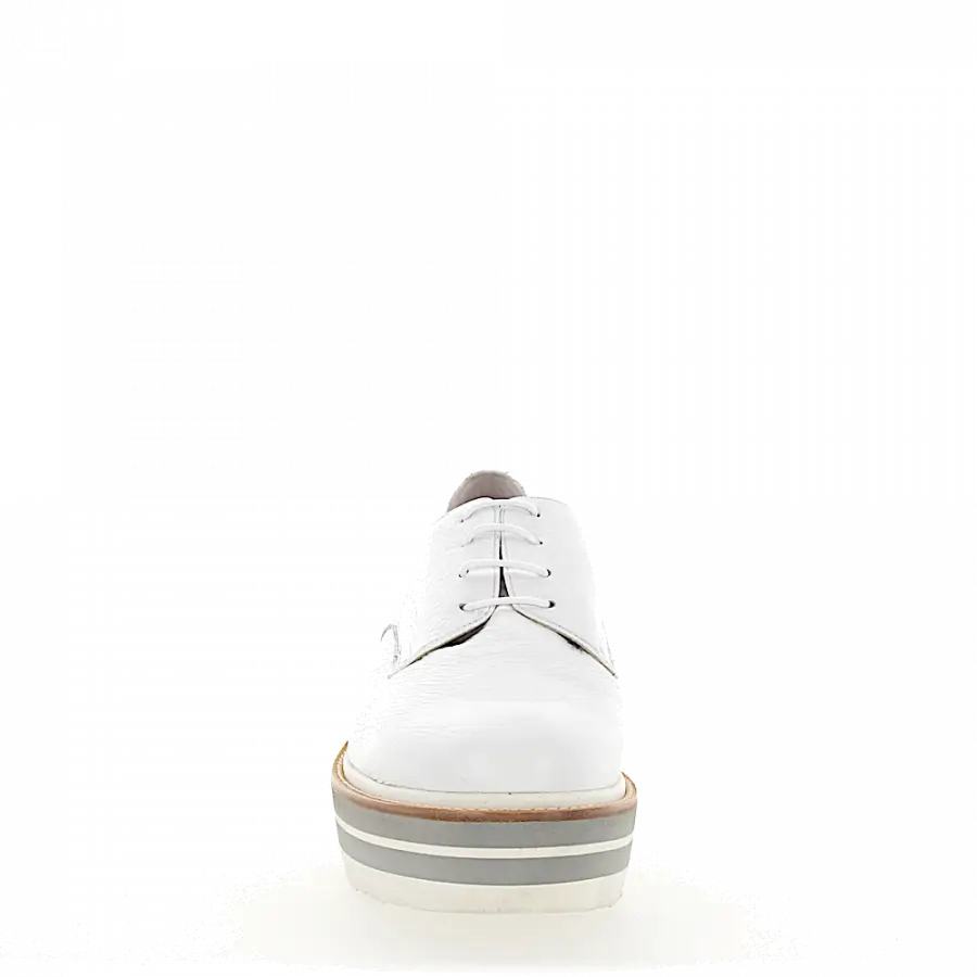 Truman's - Schnürschuhe 7953 Hirschleder weiß - weiß