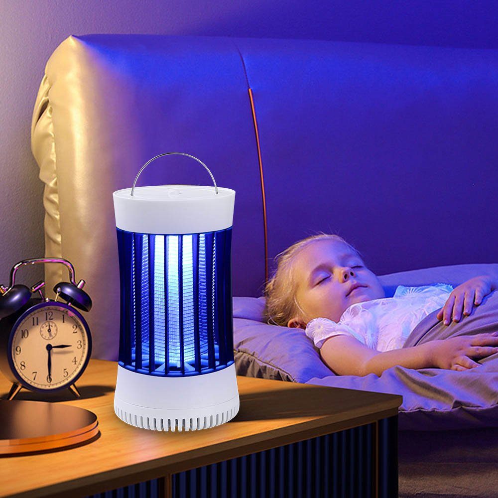 Rosnek Moskitonetz wiederaufladbar, für Haus Schlafzimmer Außenbereich (1 St), Elektrischer Käferzapper; mit Aufhängeschlaufe