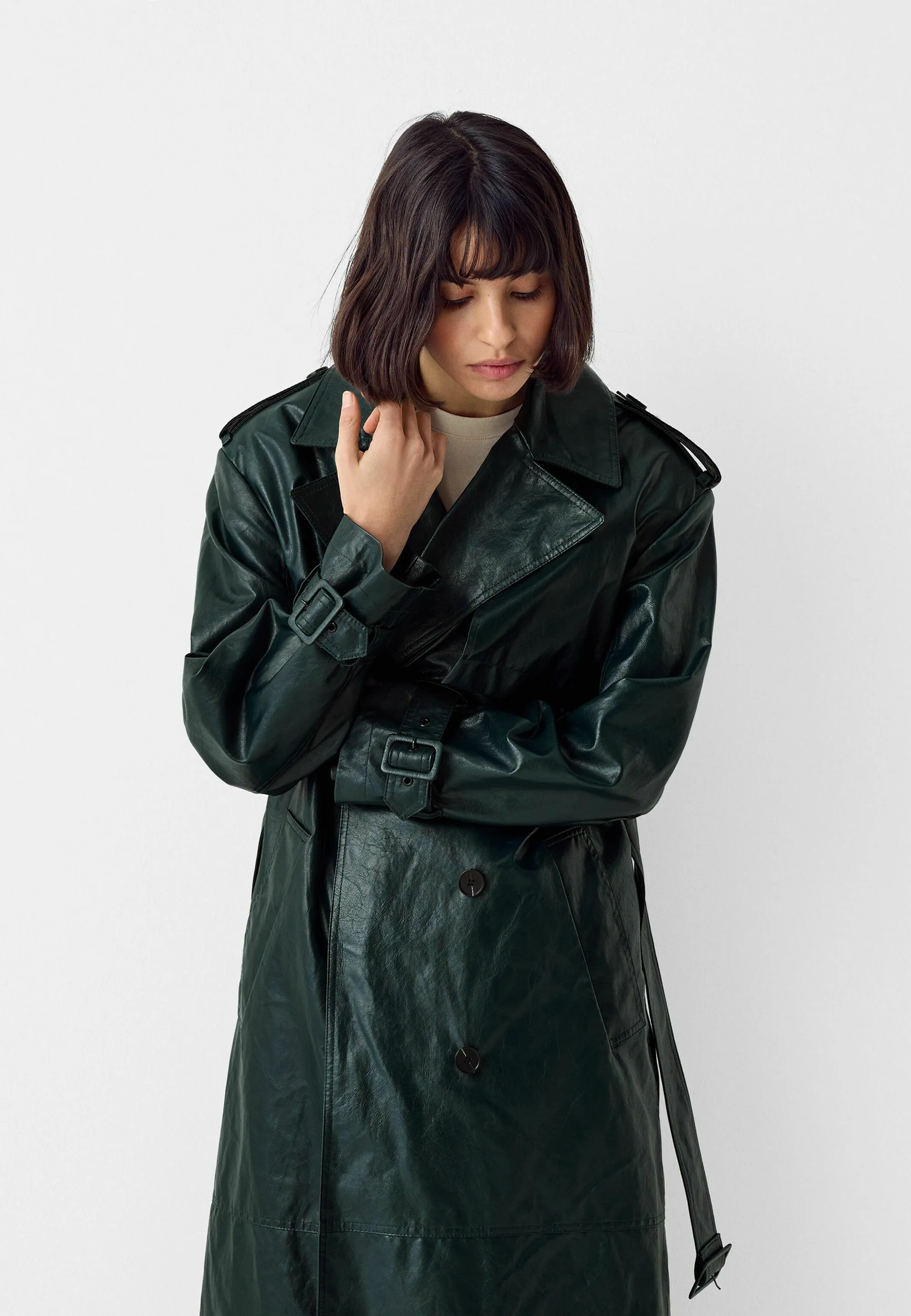 Gabardina Bershka