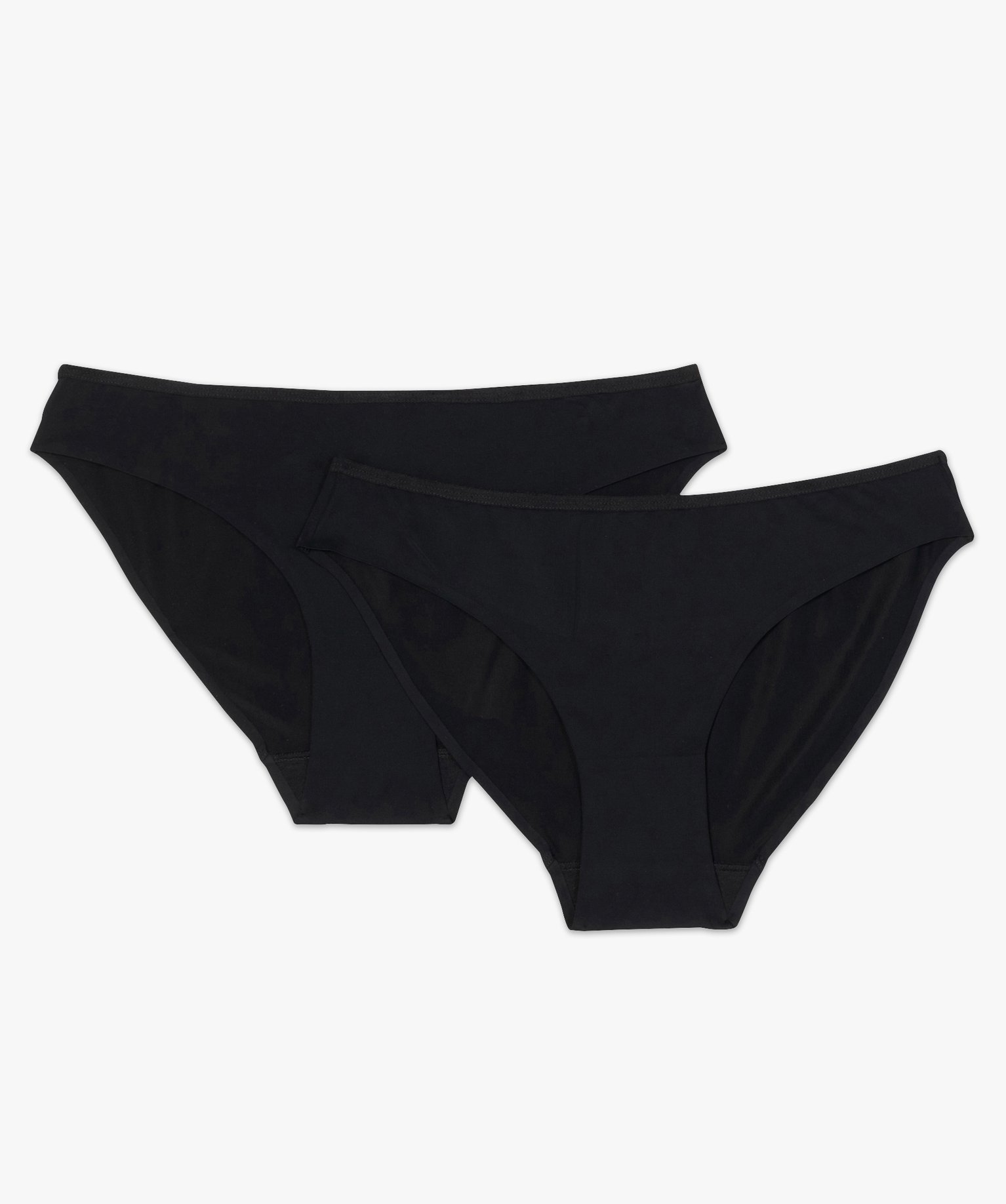 Lot de 2 slips en microfibre noir | GEMO