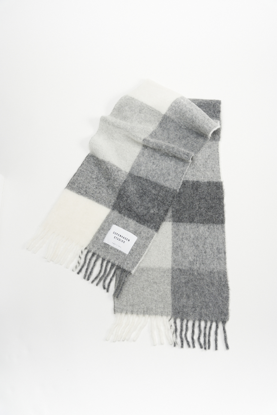 CPH SHAWL 4 wool mix grey melange