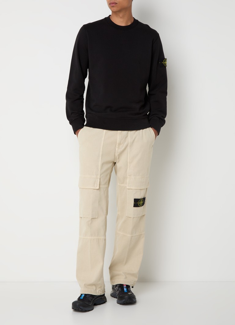 Pantaloni cargo cu croi larg Stone Island 30601 și logo