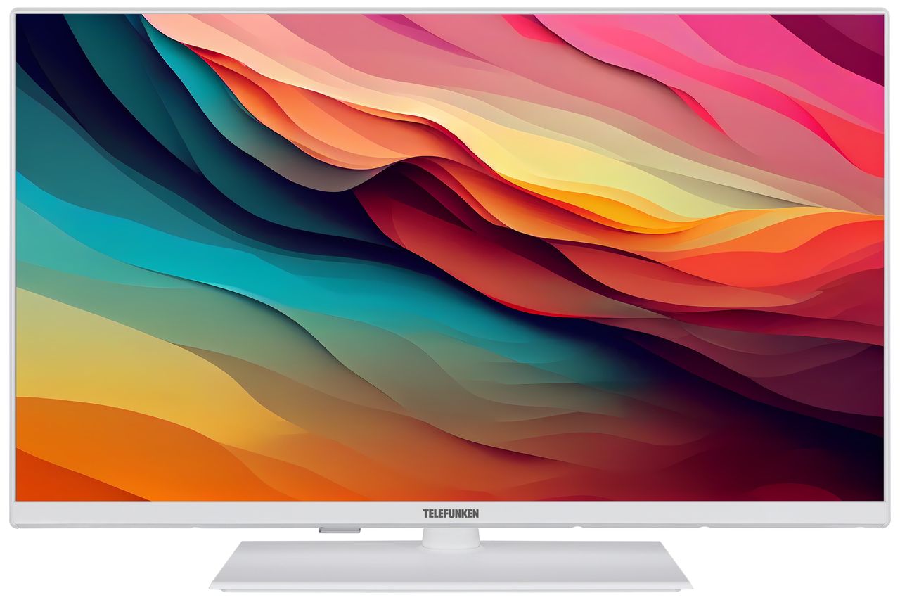 Telefunken TELEFUNKEN XF32N750M-W Fernseher 32 Zoll Full HD LED TV mit Triple-Tuner, weiß