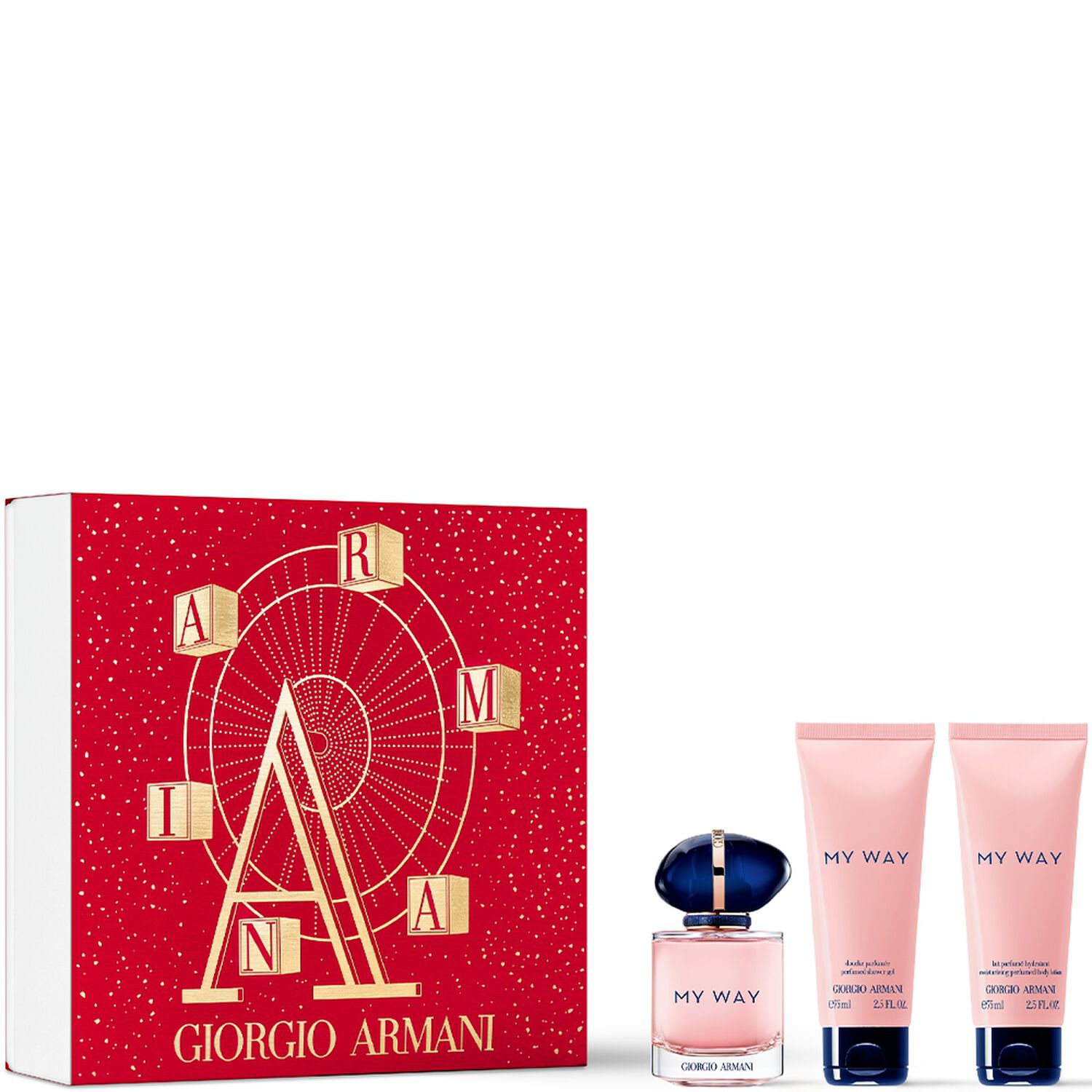 Giorgio Armani My Way Coffret Eau de Parfum 50 ml + Gel Douche 75 ml + Lait Corps 75 ml