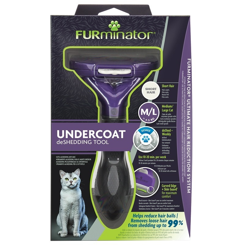 FURminator Fell- & Körperpflege FURminator Katze M-L Kurzhaar