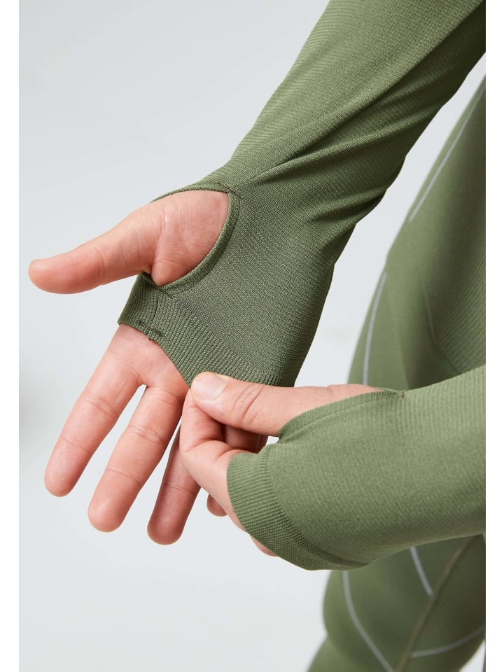SNOCKS Thermounterwäsche mit Daumenloch 1 Set in Olive günstig kaufen