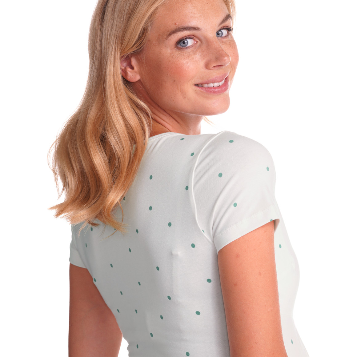2 Damen Umstands-T-Shirts mit Stillfunktion