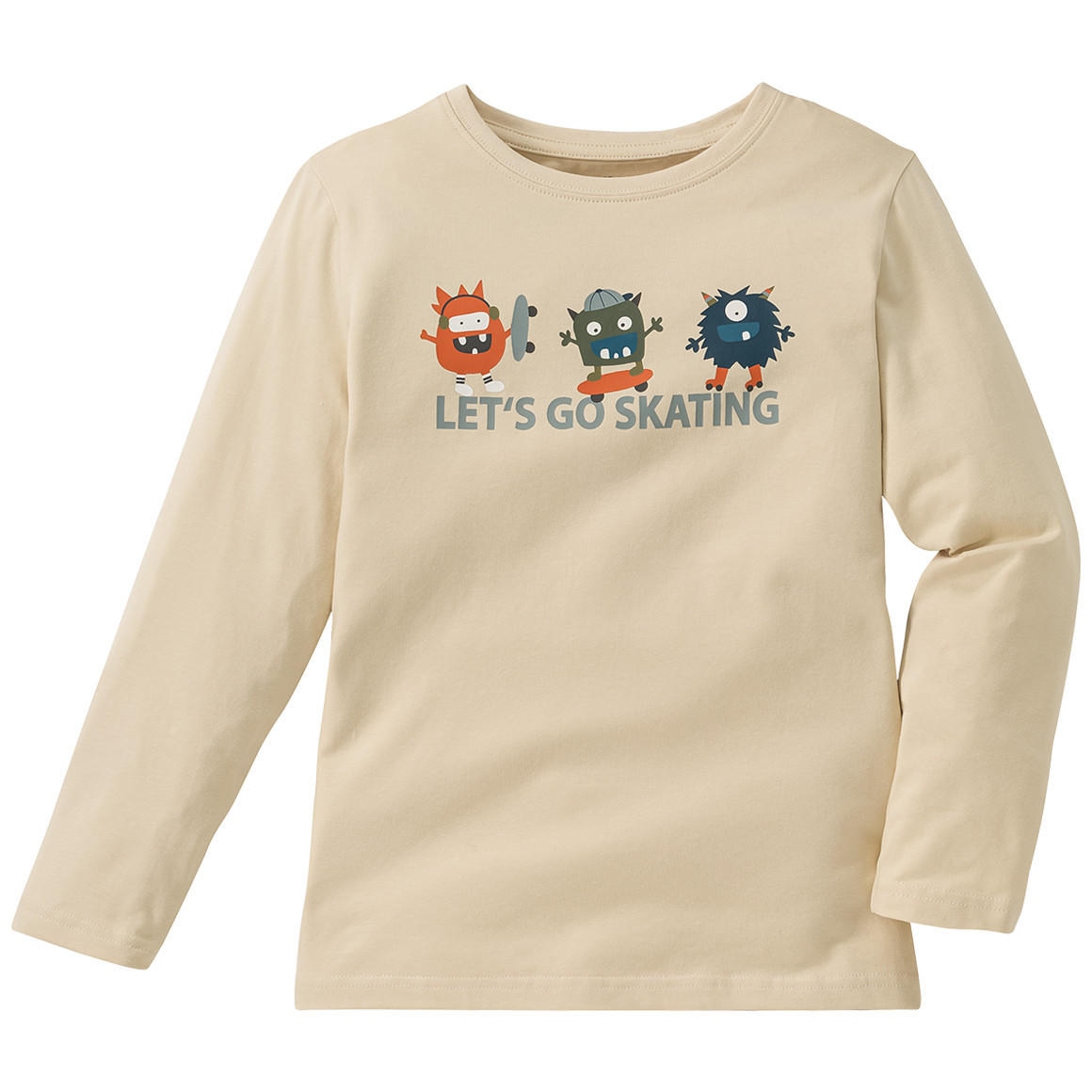 Kinder Langarmshirt mit Skate-Print