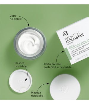 Collistar Attivi Puri Salicylic Acid + Niacinamide Gesichtscreme-50 ml