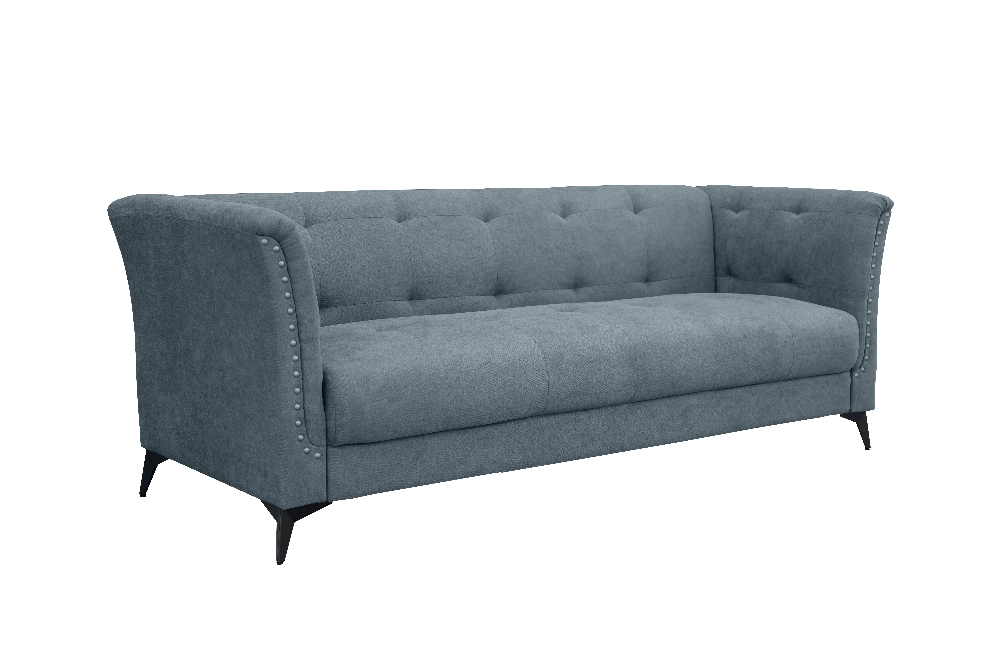 Happy Home 3-Sitzer Stoffsofa Polstersofa Sitzmöbel Loungesofa anthrazit