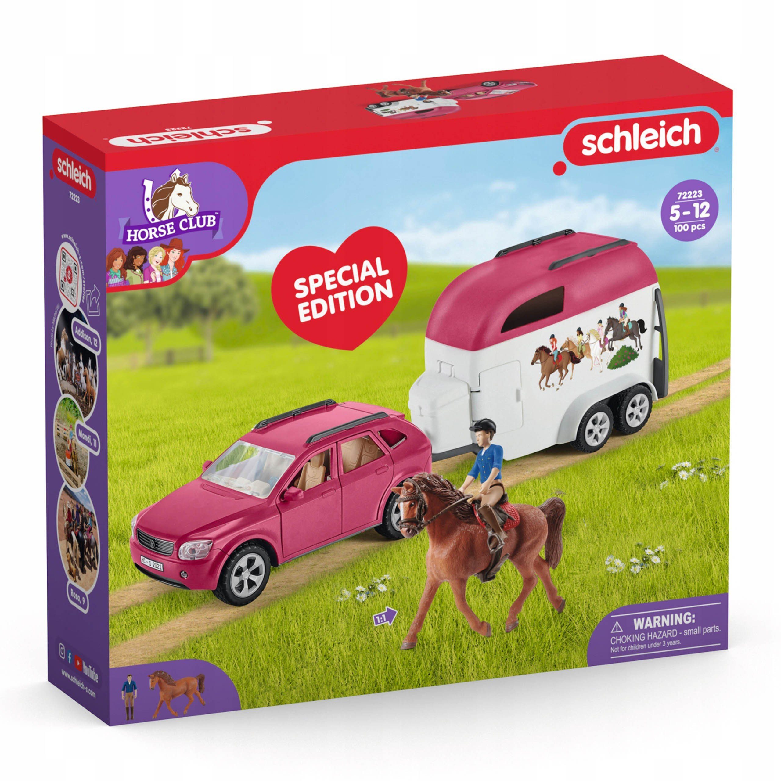 Sarcia.eu Spielfigur Schleich Horse Club - Pferdetransporter, Anhänger, Figuren, ab 5+