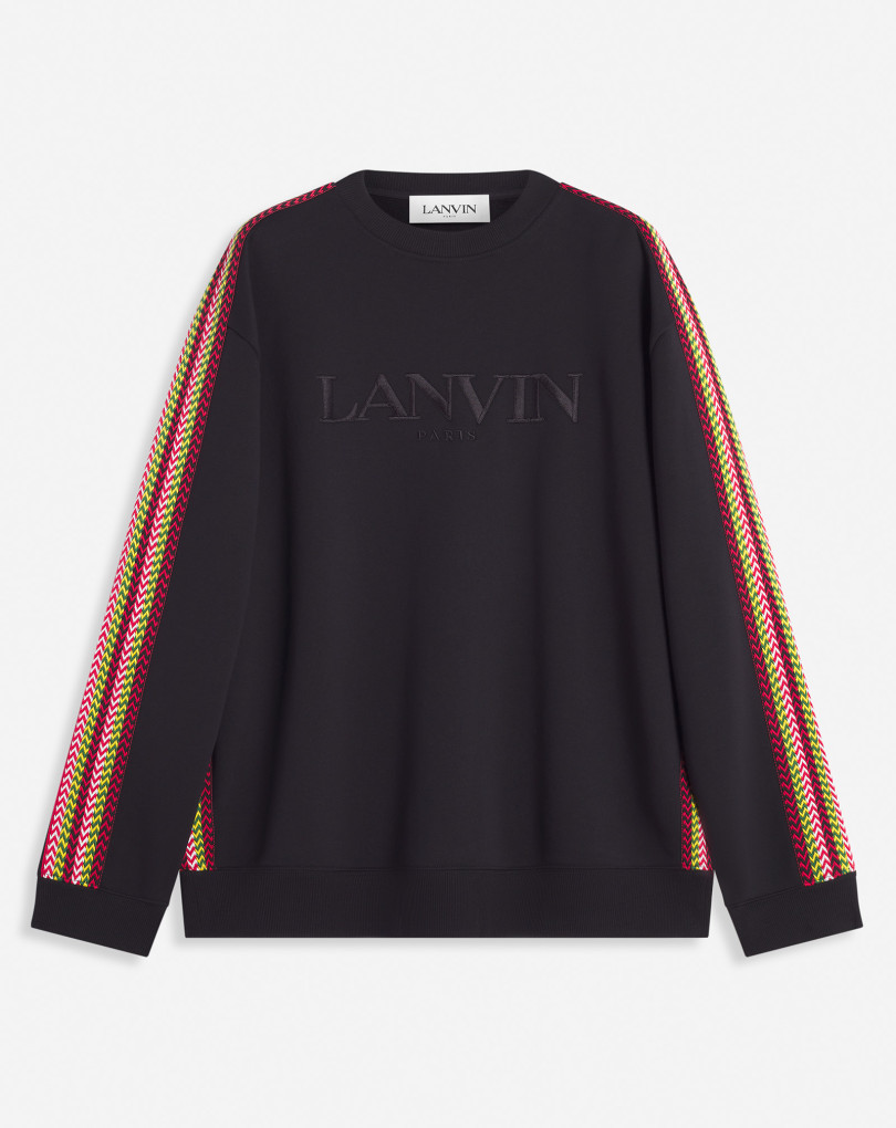 SWEAT-SHIRT OVERSIZE BRODÉ LANVIN SIDE CURB