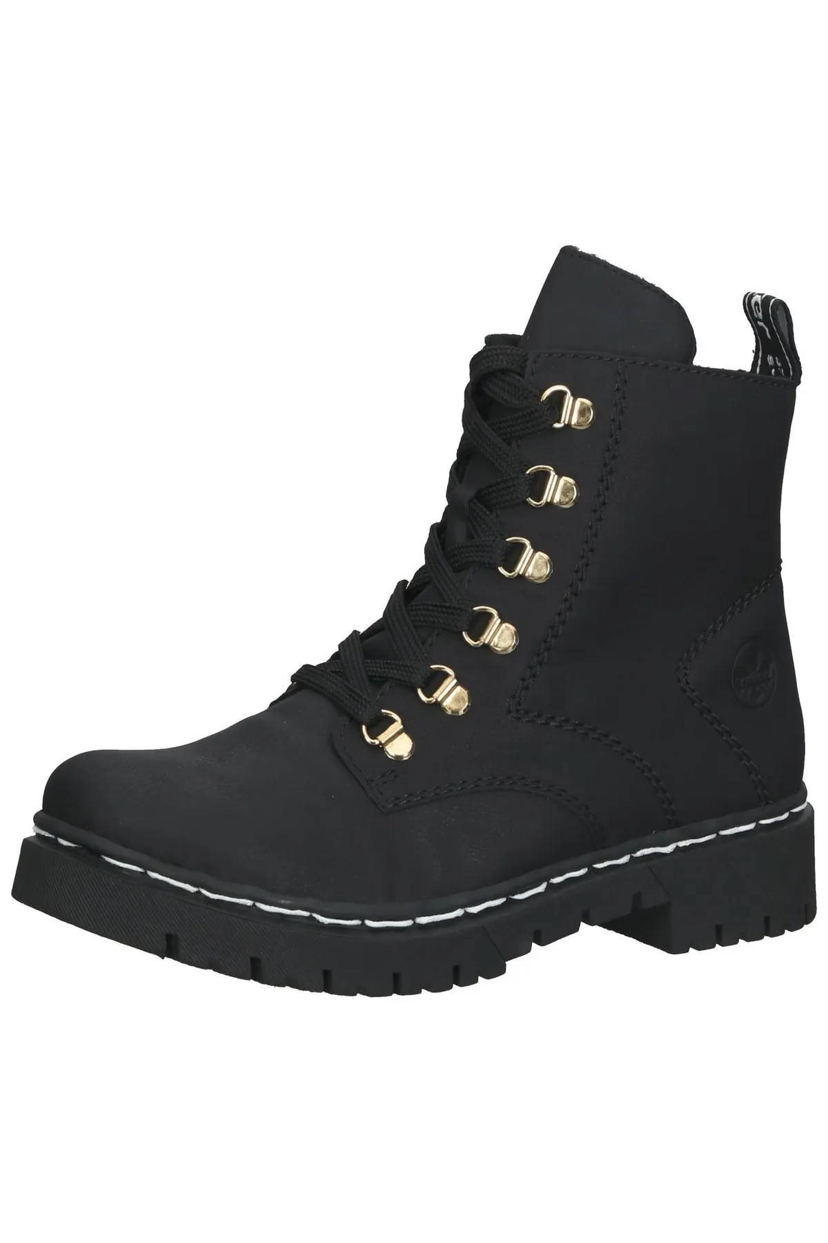Rieker  Stiefelette - Schwarz - Blockabsatz