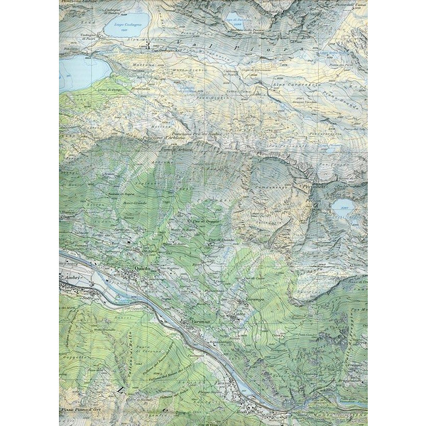 Swisstopo 1 : 25 000 Ambri-Piotta - Wanderkarte