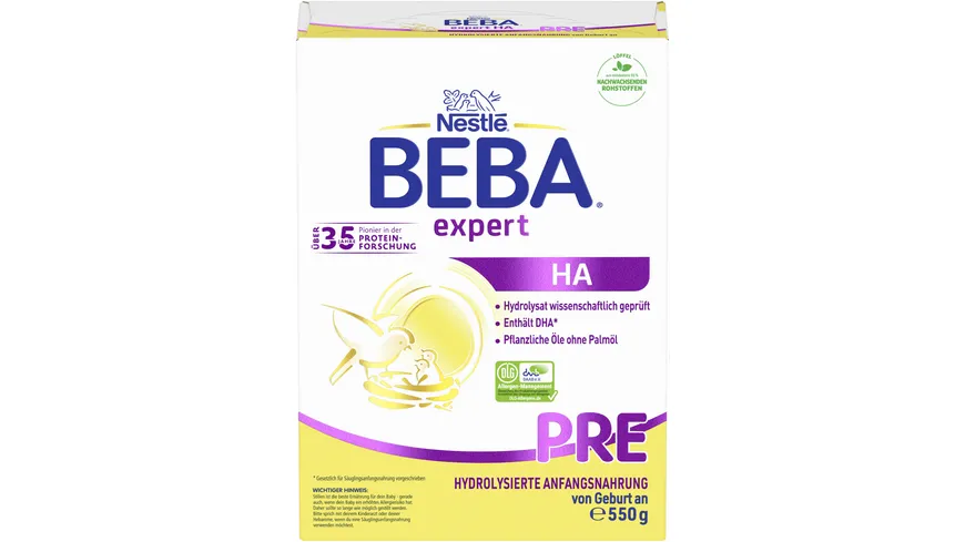 Nestlé Beba Expert HA Pre Anfangsnahrung 550 g