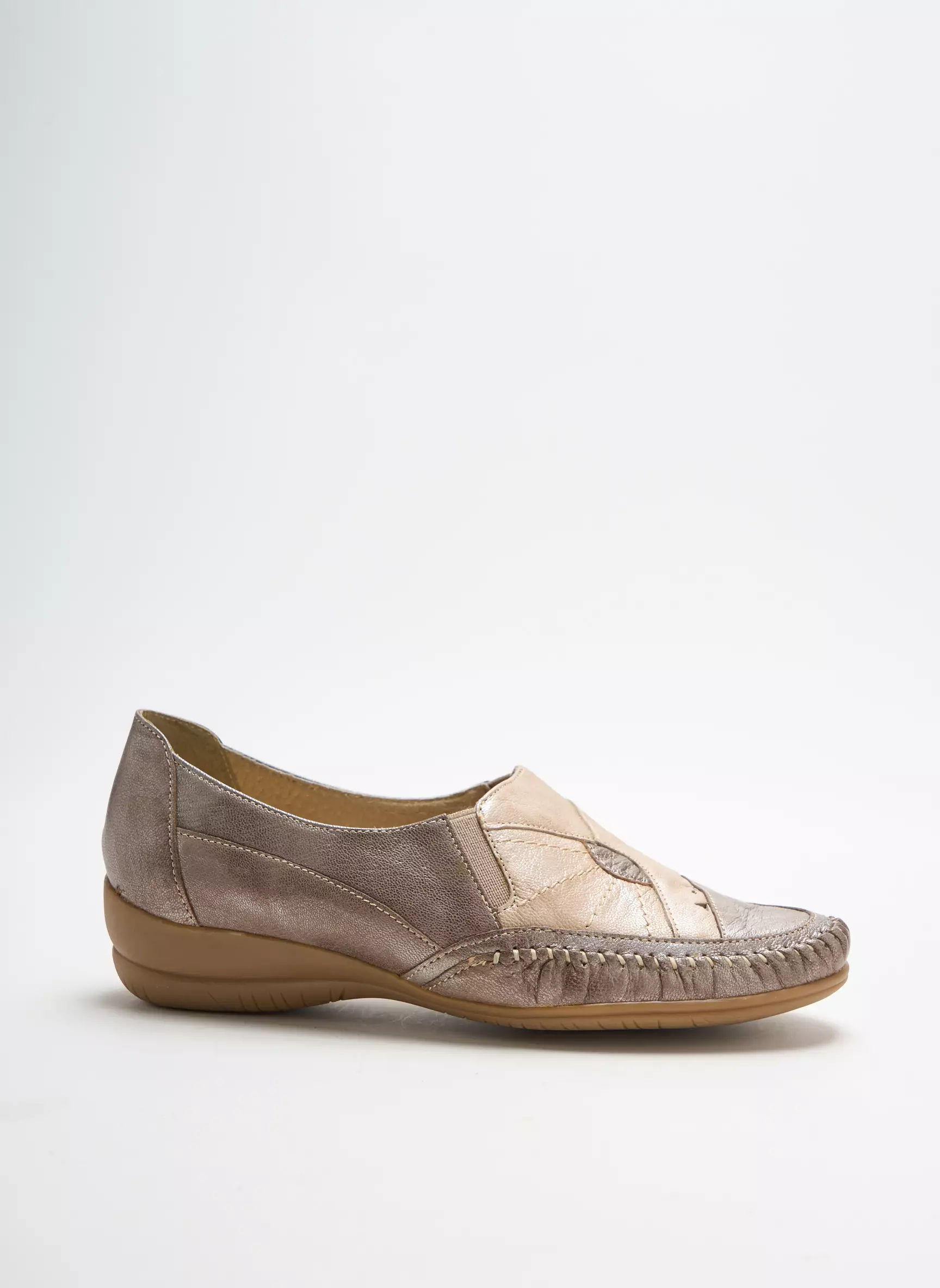 Geo Reino Mocassins Femme couleur beige