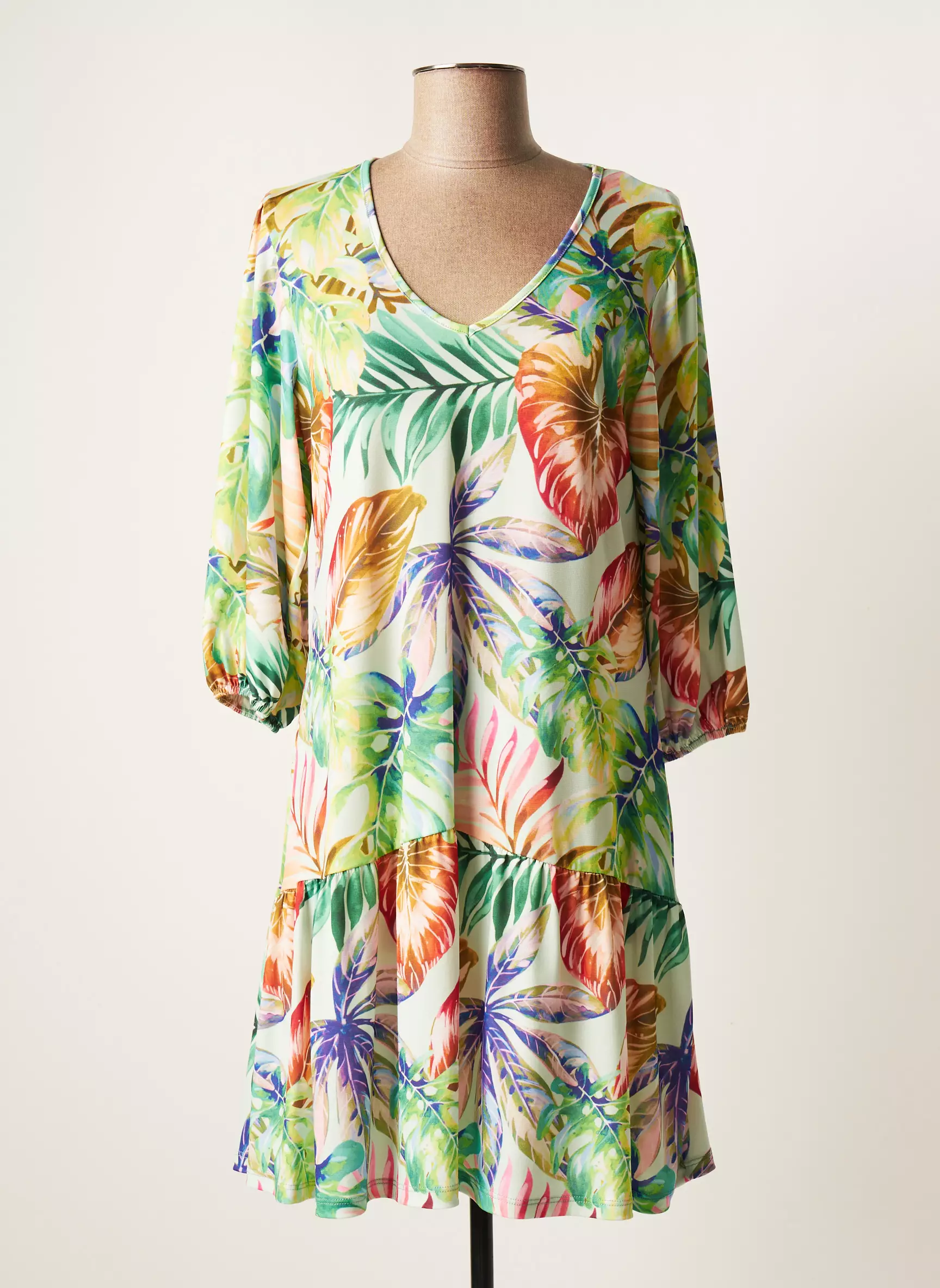 Ego Robes Mi Longues Femme couleur vert