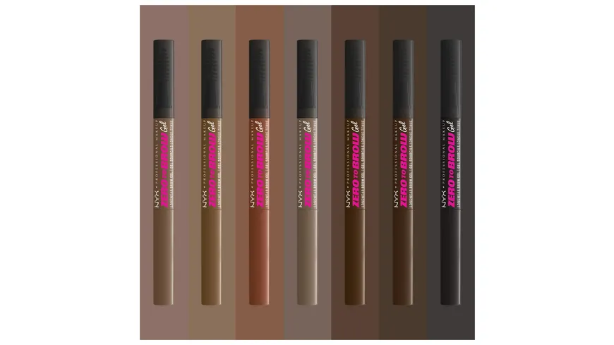 NYX PROFESSIONAL MAKEUP Zero To Brow Gel 07 - Espresso