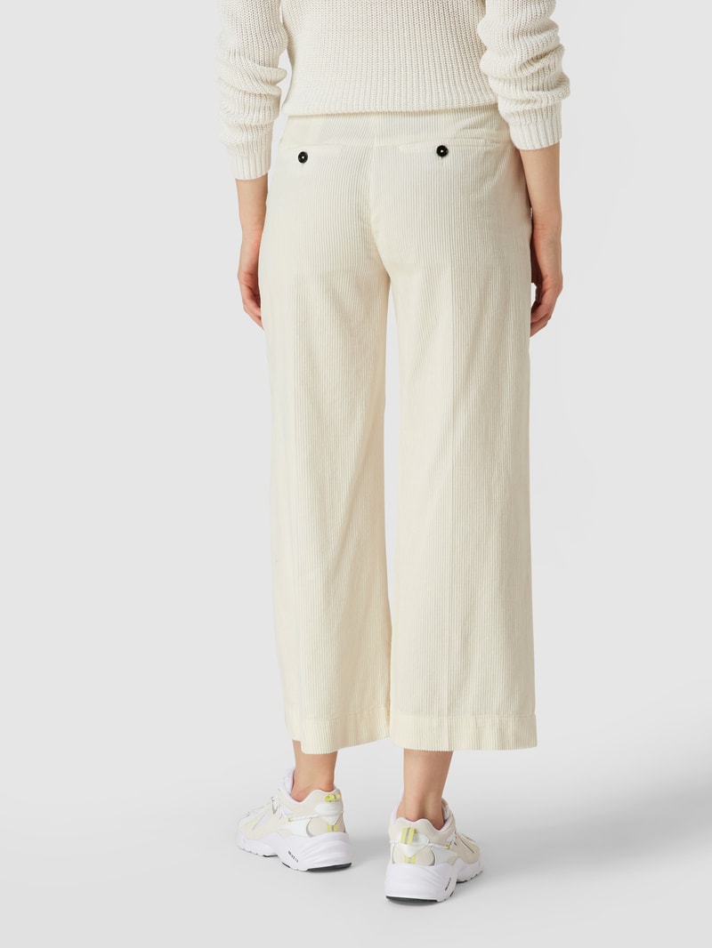Marlenehose aus Cord Modell 'Bonnet' in offwhite
