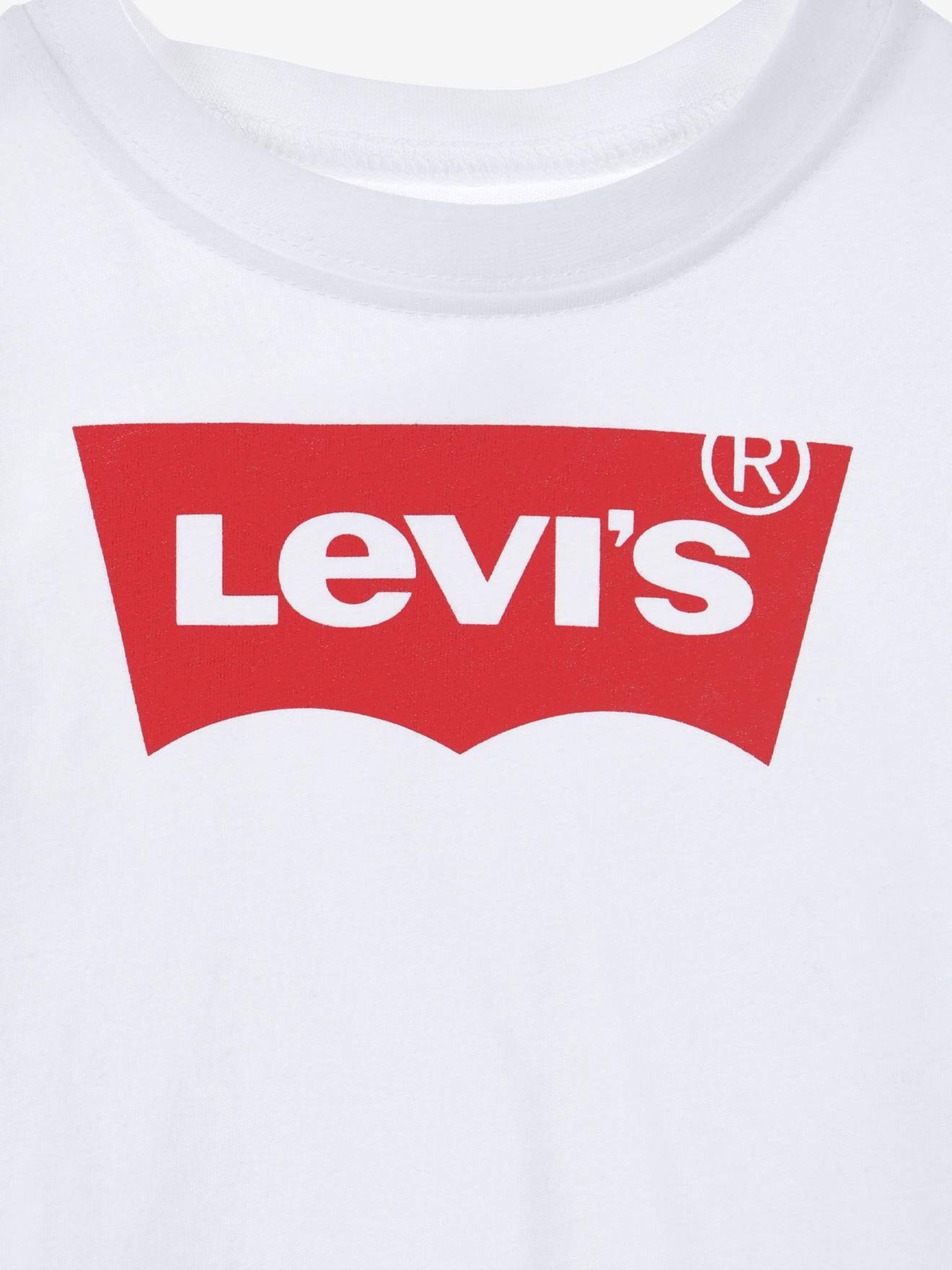 T-shirt Batwing bébé LEVI'S blanc