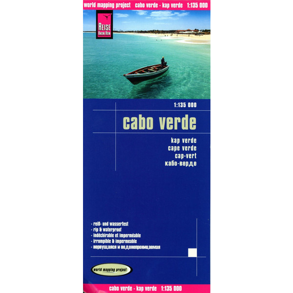 Reise Know-How Landkarte Cabo Verde 1:135.000 - Straßenkarte