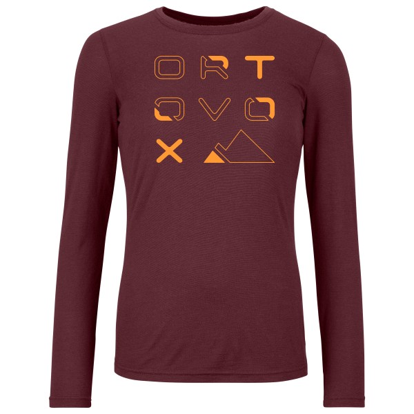 Ortovox - Women's 185 Merino Brand Outline L/S - Merinoshirt