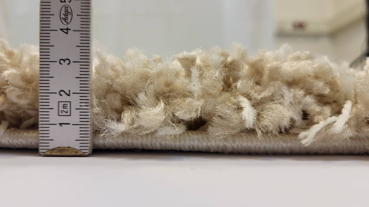 Teppich FERRO, Rug Studios, Rechteckig, Höhe: 35 mm, Balkon, Esszimmer, Flur, Küche, modern, Schlafzimmer, Waschbar, weich, Wohnzimmer, 70 x 140 cm, beige