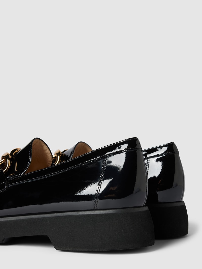 Loafer aus Leder in schwarz