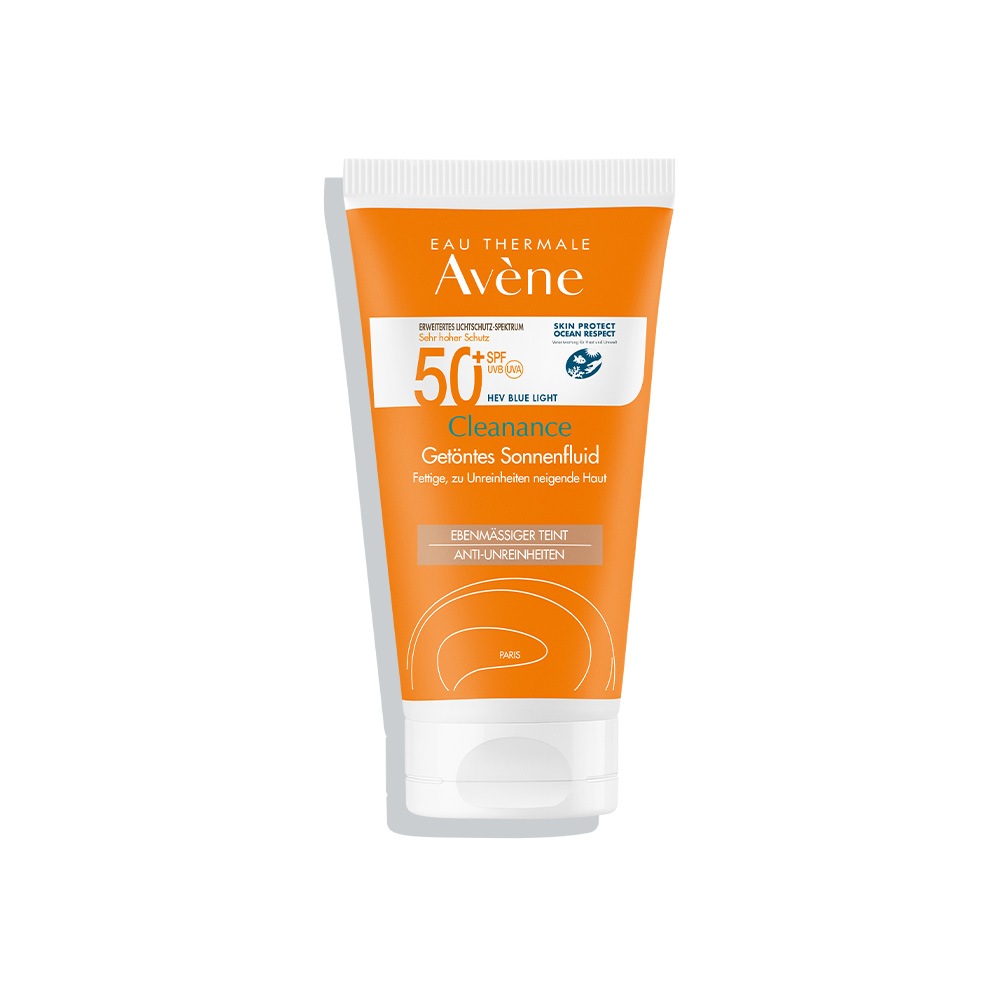 AVENE Cleanance Sonnenfluid SPF 50+ getönt