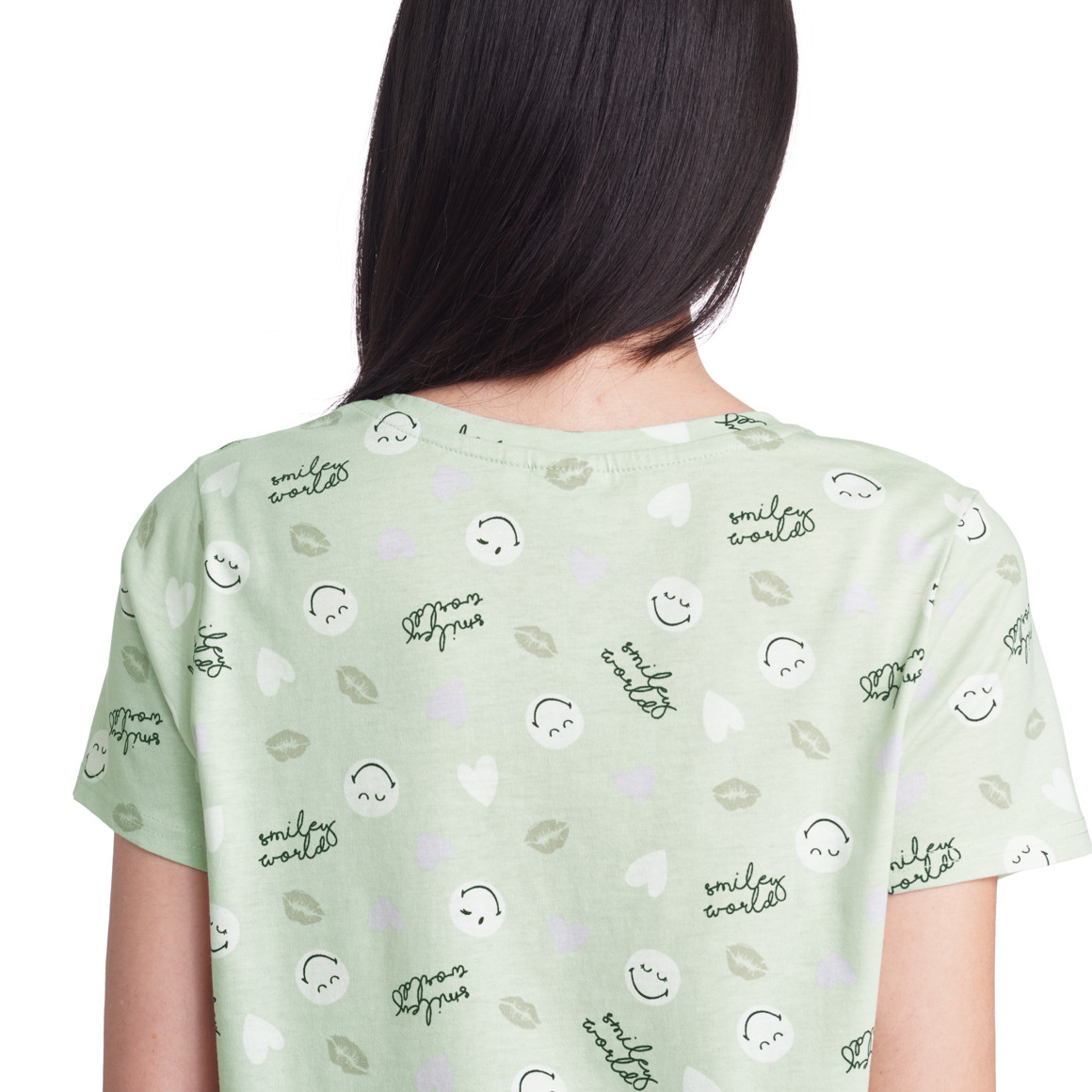 SmileyWorld Schlafshirt mit Allover-Print
