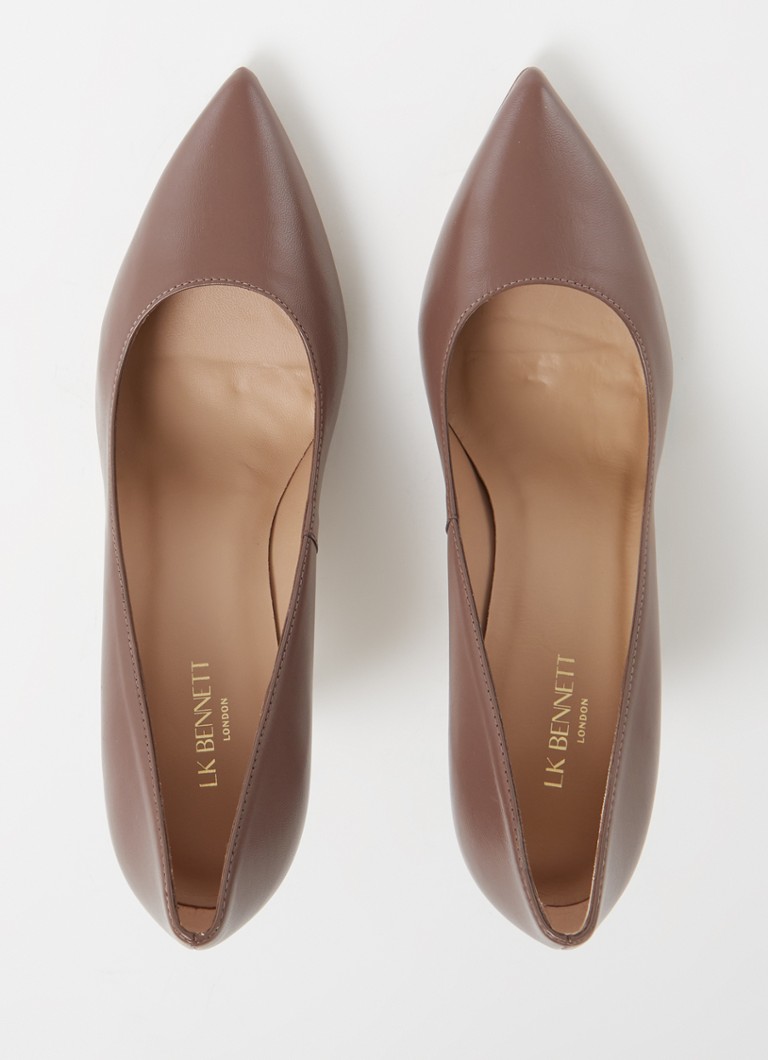 L.K.Bennett  Floret pump van leer