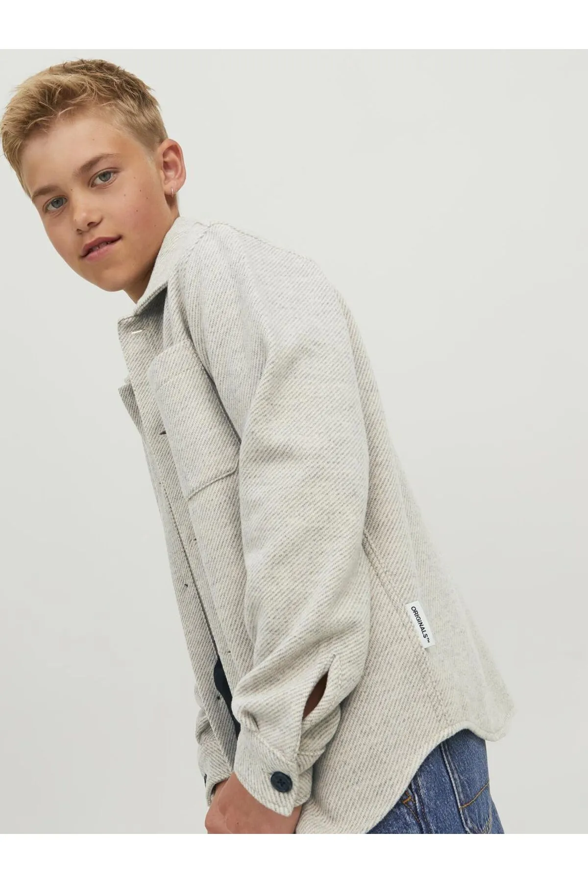 Jack & Jones Junior  Overshirt Boys meliertes