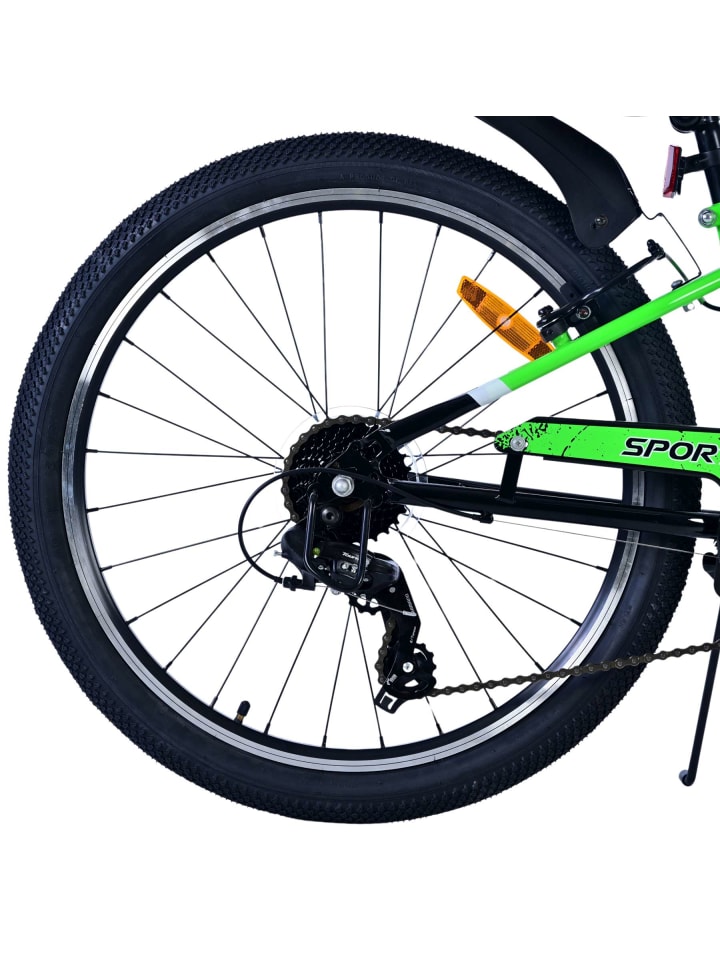 Volare Kinderfahrrad Sportivo für Jungen 24 Zoll Kinderrad in Grün 7-Gänge 3 Jahre günstig kaufen onesize