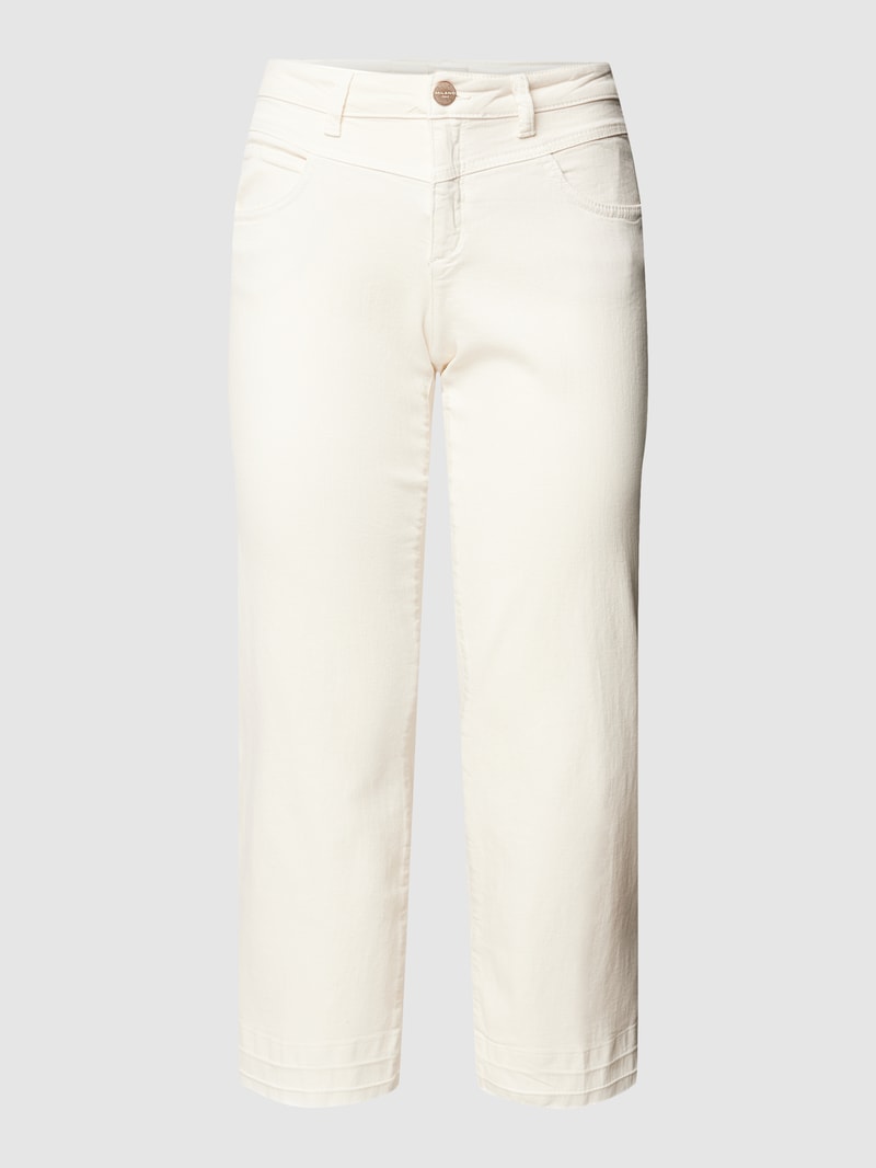Hose im 5-Pocket-Design in ecru