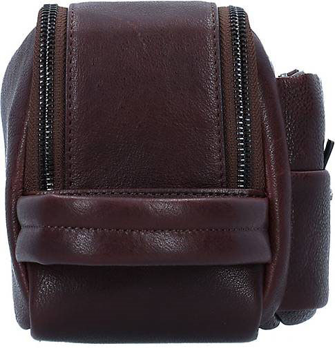 Piquadro Paavo Kulturbeutel Leder 25 cm