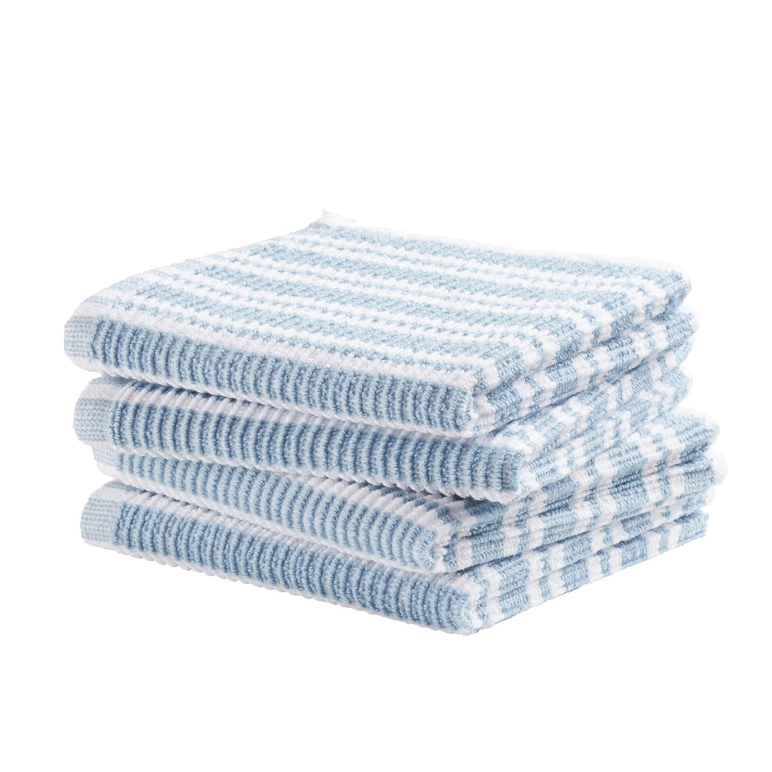 DDDDD Basic Clean 30 x 30 cm 4er-Set gestreifte Spültücher