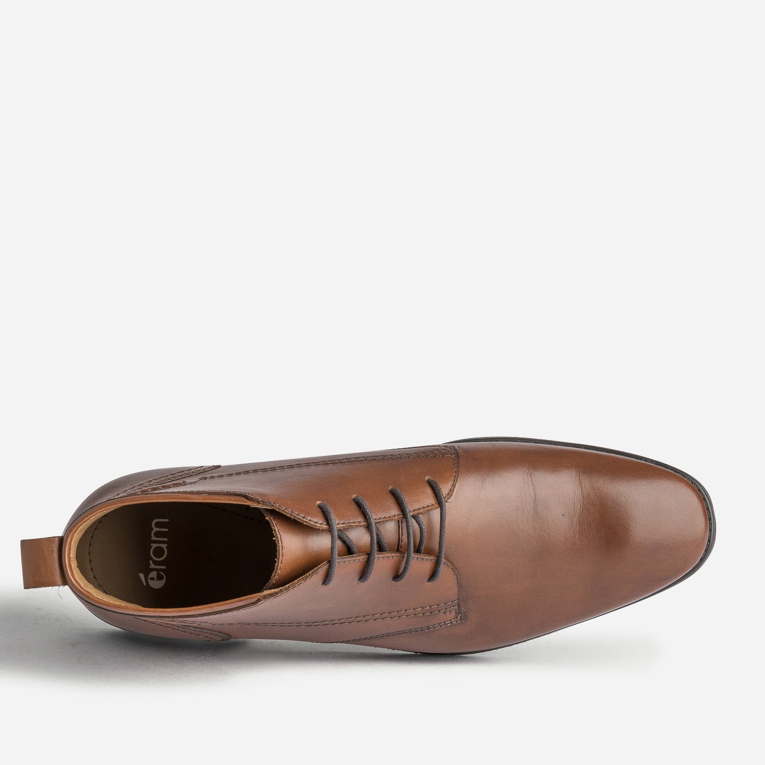 Chukka boots cognac en cuir