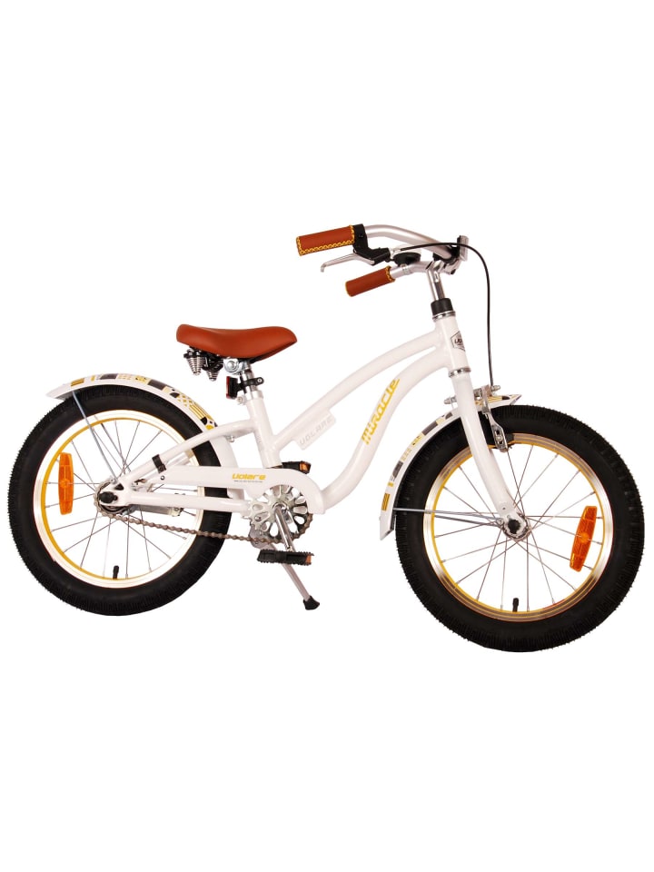 Volare Kinderfahrrad Miracle Cruiser für Mädchen 16 Zoll Kinderrad in Weiß 4 Jahre günstig kaufen onesize